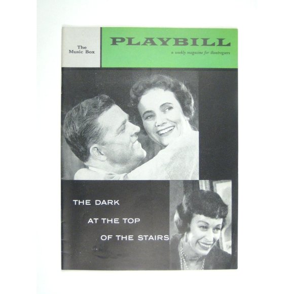 Playbill The Dark At The Top Of The Stairs 1958 William Inge Eliza Kazan Hingle - Picture 1 of 6